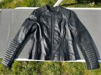 Lederen damesjas, Kleding | Dames, Jassen | Zomer, Ophalen, Zo goed als nieuw, Maat 38/40 (M), Zwart