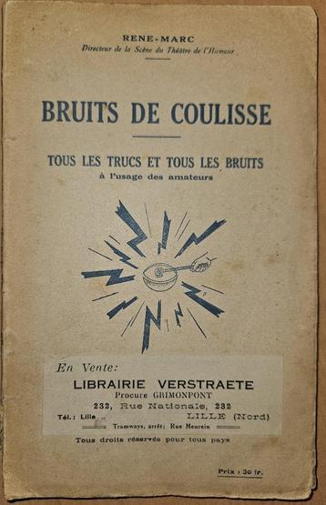 Bruits de coulisse: tous les trucs et tous les bruits à l'us beschikbaar voor biedingen