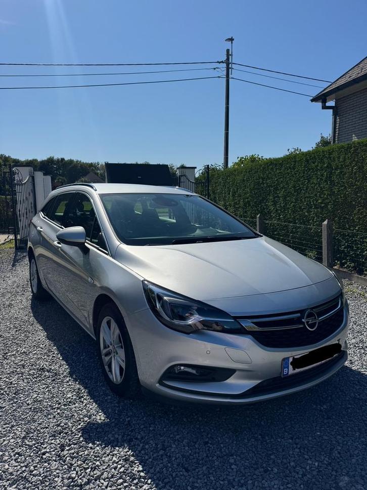 Opel Astra, Auto's, Opel, Particulier, Astra, Stuurwielverwarming, Diesel, Euro 6, Break, 5 deurs, Automaat, Zilver of Grijs, Zwart