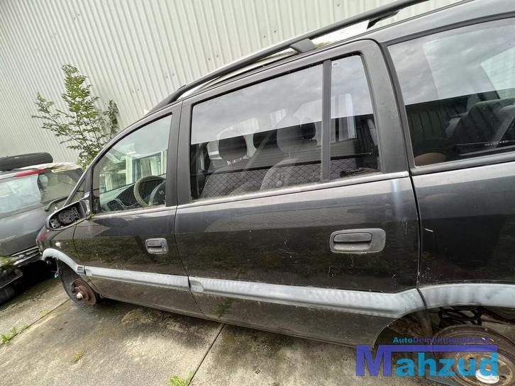 OPEL ZAFIRA A Zwart Z298 Links achter deur portier 1999-2005, Auto-onderdelen, Carrosserie, Deur, Opel, Achter, Links, Gebruikt