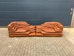 2x De Sede Terrazza Ds-1025 (rechts & links element) Cognac, Ophalen of Verzenden, Leer, Cassina artifort b&b italia vitra togo mah jong flos edra Elda