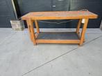 werkbank massieve beuk inc. bankschroef DEMONTEERBAAR, Doe-het-zelf en Bouw, Werkbanken, Ophalen of Verzenden, Gebruikt, 170 cm of meer