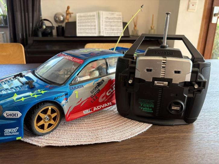 Tamiya vintage TB-01 Subaru Impreza 1/10, Hobby en Vrije tijd, Modelbouw | Radiografisch | Auto's, Zo goed als nieuw, Auto onroad