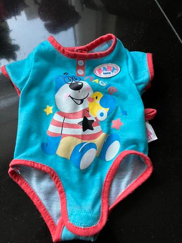 Rompertje baby born zapf creation voor pop 43 cm beschikbaar voor biedingen