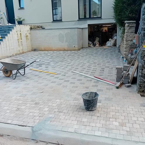 Clôture jardin, Tuin en Terras, Tegels en Klinkers