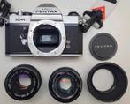 Pentax KM met 2 lenzen, Ophalen of Verzenden, Pentax