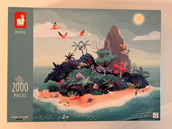 Puzzle Janod 2000 pièces – L’île mystérieuse, Hobby & Loisirs créatifs, Sport cérébral & Puzzles, Comme neuf, Puzzle, Plus de 1 500 pièces