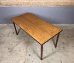 Industiele eettafel bureau staal massief eik, Huis en Inrichting, Tafels | Eettafels, Ophalen, Eikenhout, Industieel vintage antiek fabriekstafel werkbank toontafel