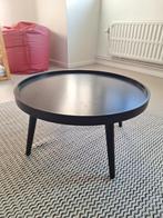 salontafel zwart, Huis en Inrichting, Ophalen, Gebruikt, 50 tot 100 cm, Rond