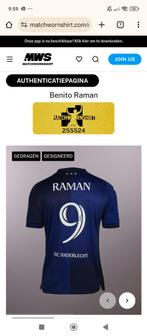 Matchworn Anderlecht Football shirt #9 Raman, Sport en Fitness, Voetbal, Maat M, Ophalen of Verzenden, Zo goed als nieuw, Shirt