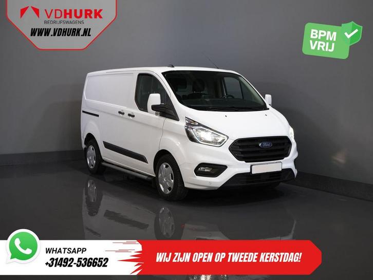 Ford Transit Custom 1.0 130 pk Aut. PHEV BPM VRIJ! Carplay/, Auto's, Bestelwagens en Lichte vracht, Bedrijf, ABS, Airconditioning