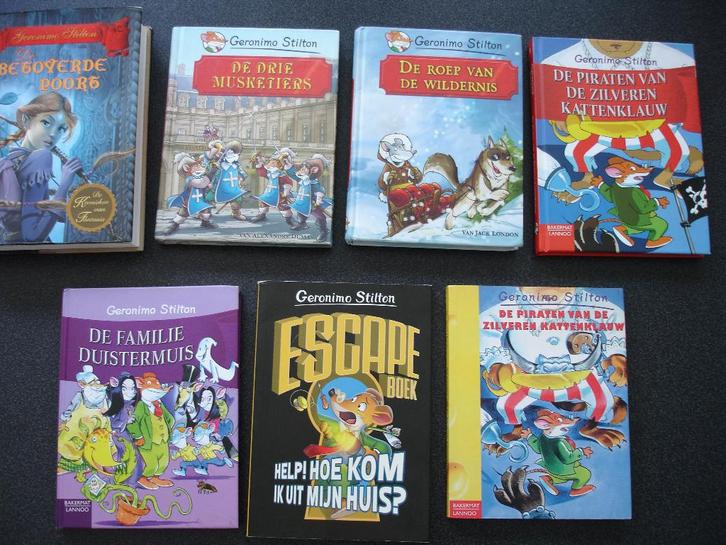 Geronimo Stilton boeken in nieuwstaat !, Livres, Livres pour enfants | Jeunesse | Moins de 10 ans, Comme neuf, Enlèvement ou Envoi