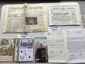 Vaticaan en Rome : diverse brochures en documentatie