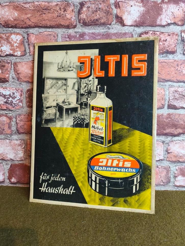 Iltis gestempelde reclamekaart, Verzamelen, Merken en Reclamevoorwerpen, Ophalen of Verzenden