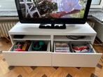 Tv meubel, marmeren plaat boven, perfecte staat, kasten onde, Ophalen, Overige materialen, 100 tot 150 cm, Zo goed als nieuw