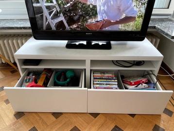 Tv meubel, marmeren plaat boven, perfecte staat, kasten onde beschikbaar voor biedingen