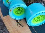 Orangatang Dad Bods 105mm 77a longboard e skate wielen, Ophalen of Verzenden, Zo goed als nieuw, Longboard
