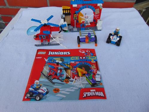 Lego Junior 10687 La cachette de Spider-Man, Enfants & Bébés, Jouets | Duplo & Lego, Comme neuf, Lego, Ensemble complet, Enlèvement ou Envoi