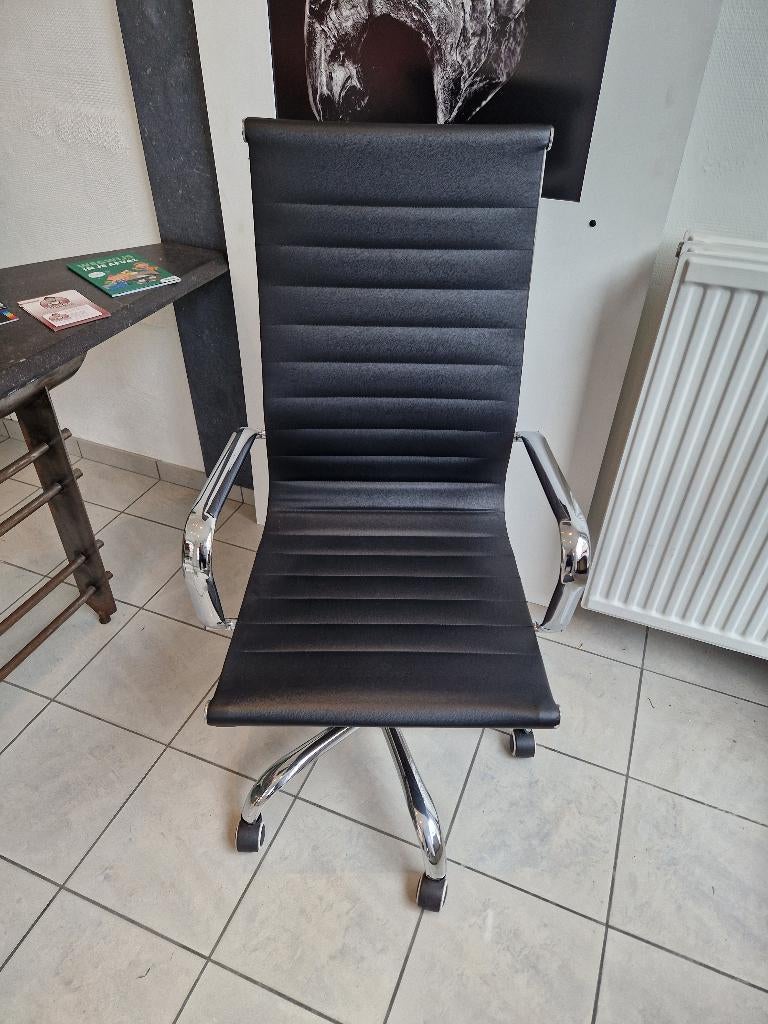 Bureaustoel, Ophalen, Gebruikt, Zwart, Bureaustoel