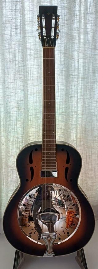 Guitare à résonateur Rally, type El Trovator, avec PU, Musique & Instruments, Instruments à corde | Guitares | Acoustiques, Utilisé