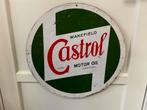 Oud Castrol reclamebord, Ophalen of Verzenden, Gebruikt, Reclamebord