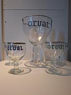 Orval bierglazen 4 verschillende + groot 3L, Verzamelen, Ophalen, Zo goed als nieuw, Glas of Glazen, Overige merken