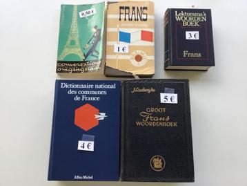 5 dictionnaires/livres de langue français