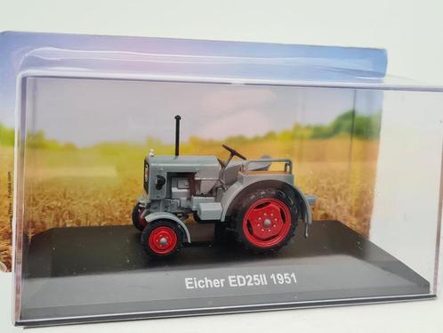 Tractor Eicher ED 25/II (1951) - DeAgostini 1:43, Hobby en Vrije tijd, Modelauto's | 1:43, Zo goed als nieuw, Tractor of Landbouw