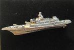 Militaria pin navire de guerre F621, Miniature ou Figurine, Marine, Enlèvement ou Envoi