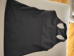 Onzie débardeur noir avec soutien gorge intégré, Maat 38/40 (M), Zwart, Ophalen of Verzenden, Zonder mouw