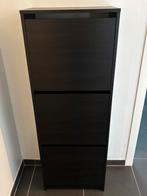 Schoenkast zwartbruin, Maison & Meubles, Armoires | Armoires à chaussures, Enlèvement, Comme neuf