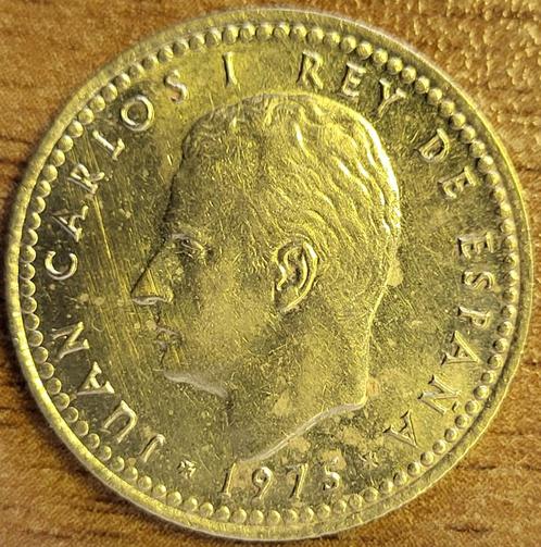 SPANJE 1 peseta 1975 (*79) KM#806 MS, Postzegels en Munten, Munten | Europa | Niet-Euromunten, Losse munt, Overige landen, Ophalen of Verzenden