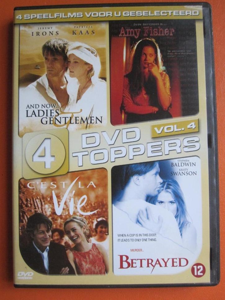 4 DVD Toppers vol. 4 (4 films op 1 DVD), Cd's en Dvd's, Dvd's | Overige Dvd's, Zo goed als nieuw, Boxset, Vanaf 12 jaar, Ophalen of Verzenden