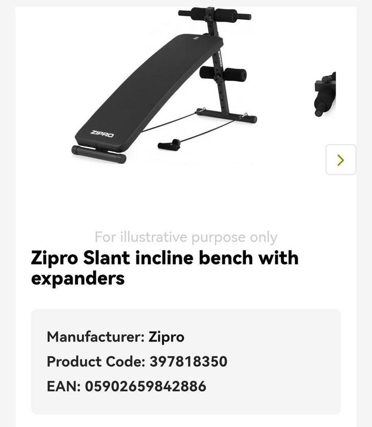 Schuine buikspierbank + Powertower (pull-ups), Sport en Fitness, Fitnessapparatuur, Nieuw, Ophalen