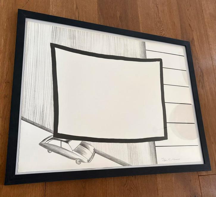 Lithografie “genesis” van Roger Raveel, Antiek en Kunst, Kunst | Litho's en Zeefdrukken, Ophalen of Verzenden