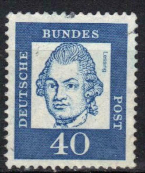 Duitsland Bundespost 1961-1964 - Yvert 228 - Beroemde D (ST), Timbres & Monnaies, Timbres | Europe | Allemagne, Affranchi, Envoi
