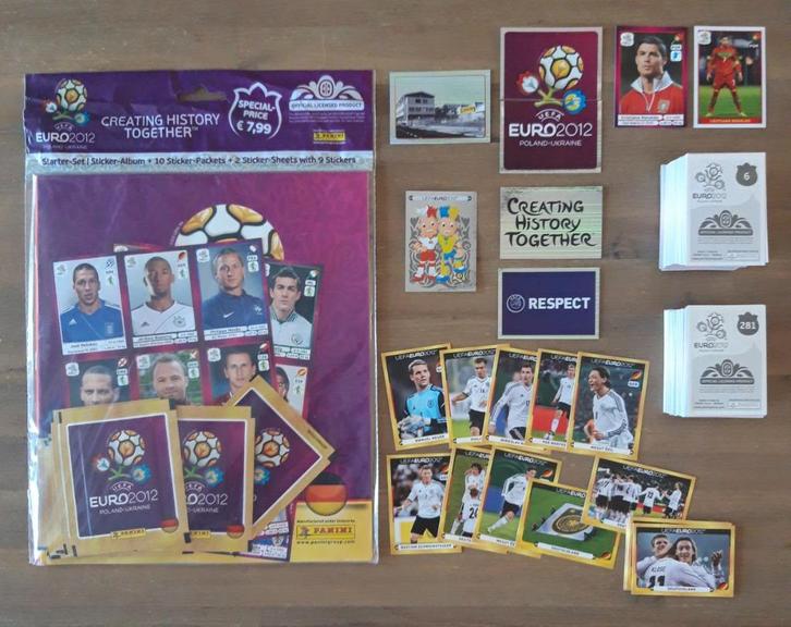 Panini EURO 2012 Volledige stickerset Duitse editie, Verzamelen, Sportartikelen en Voetbal, Nieuw, Poster, Plaatje of Sticker