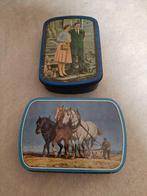 2 blikken tabaksdozen rizla,10€ voor de 2 samen, Ophalen of Verzenden