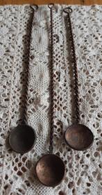 3 Vintage koperen lepeltjes, stuivers, 1960, 1980, 1983, Ophalen of Verzenden