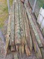 Geschilde weidepalen  geinpr. 200  cm lang 9 cm dia. Gepunt, Tuin en Terras, Palen, Balken en Planken, Ophalen, Nieuw, 180 tot 250 cm