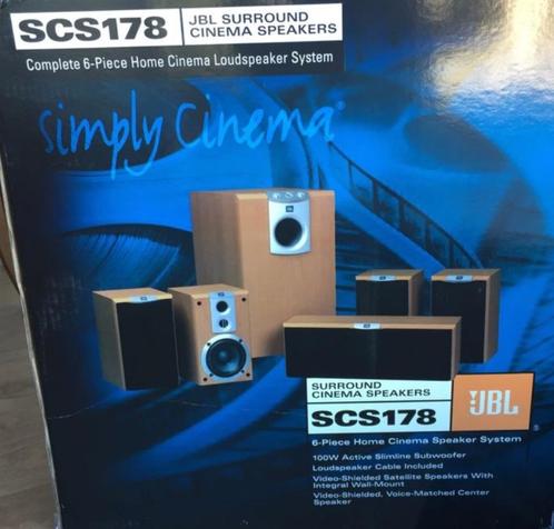 Home cinéma JBL SCS 178 et ampli Technics SA-DX850, Audio, Tv en Foto, Luidsprekerboxen, Zo goed als nieuw, JBL, Ophalen