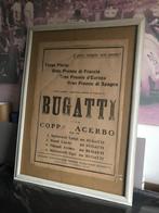 origineel Bugatti Coppa Acerbo 1926 gazzetta dello sport, Verzamelen, Gebruikt, Formule 1, Ophalen
