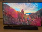 Samsung QLED + SOUNDBAR 55”inch 4K UHD Smart TV, Audio, Tv en Foto, Televisies, QLED, Ophalen of Verzenden, Zo goed als nieuw