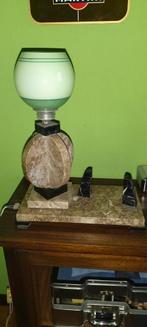 Art deco tafellamp met fotohouder, Ophalen