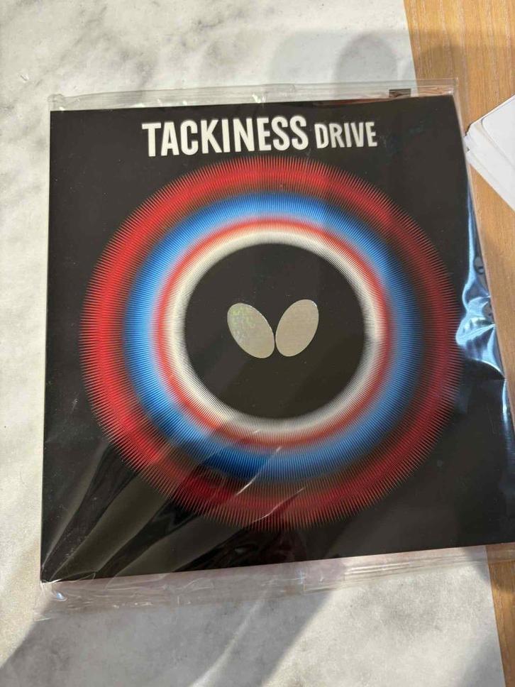 Revêtement Butterfly Tackiness Drive – Neuf sous blister, Sport en Fitness, Tafeltennis, Nieuw, Overige typen, Ophalen of Verzenden