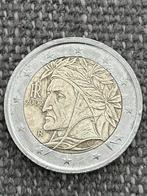 Pièce de 2€ rare Italie 2002 Dante Alighieri, Postzegels en Munten
