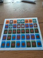 2 feuilles de pièces de monnaie de Guernesey, Envoi