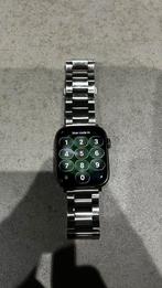 Apple Watch Series 8 - 4G - 45mm - Grafiet Roestvrijstaal, Handtassen en Accessoires, Smartwatches, Ophalen, Gebruikt, IOS, Waterdicht