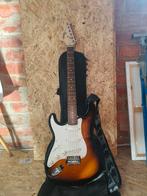 Elektrische gitaar Fender Squier  versterker Roland Cube20x, Muziek en Instrumenten, Ophalen, Zo goed als nieuw
