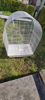 Cage à oiseaux blanche, Animaux & Accessoires, Enlèvement, Utilisé, Métal, Cage à oiseaux